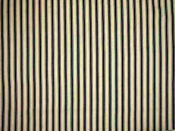 Medium Ticking Black Laura Kiran Fabric