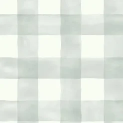 MH1519 Watercolor Check Wallpaper