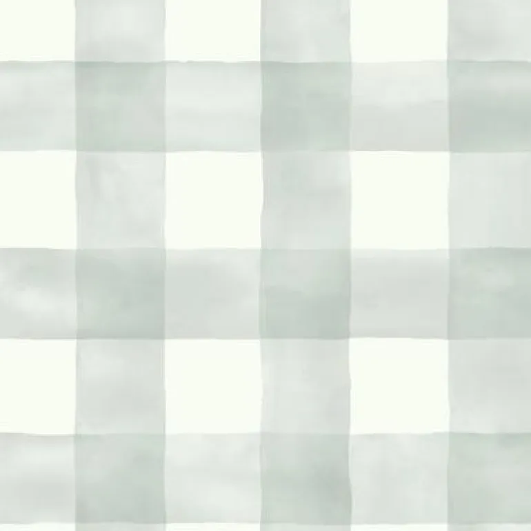 MH1519 Watercolor Check Wallpaper