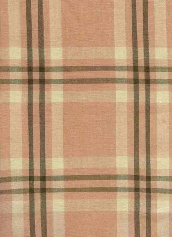 Miami Plaid Blush Laura Kiran Fabric