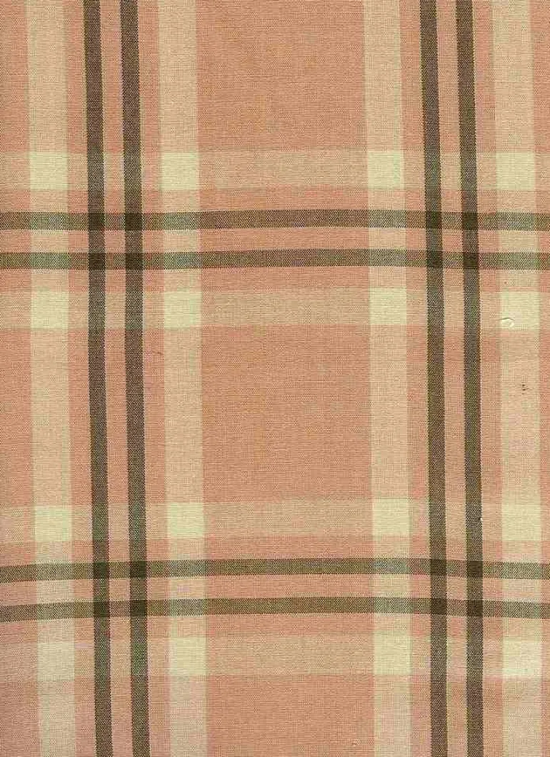 Miami Plaid Blush Laura Kiran Fabric