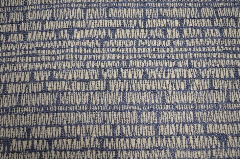 Millwork Indigo Brentwood Fabric