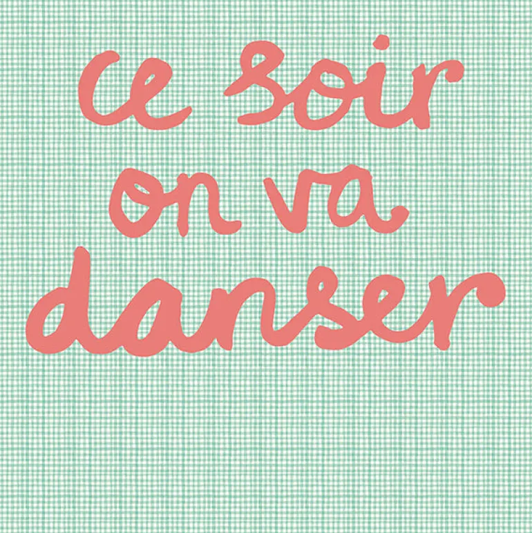 Mint Tonight We Will Dance Wall Mural