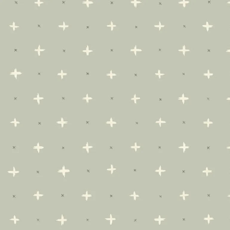 MK1103 Cross Stitch Grey Wallpaper