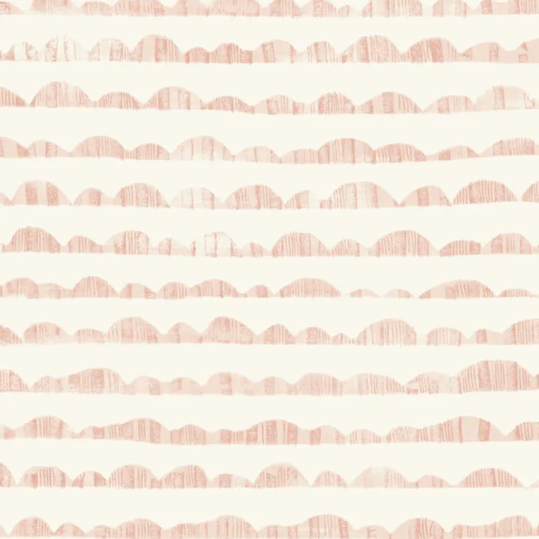 MK1145 Hill & Horizon Pink Wallpaper