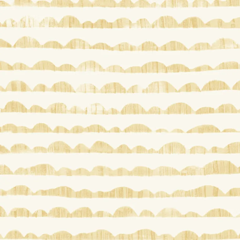 MK1142 Hill & Horizon Yellow Wallpaper