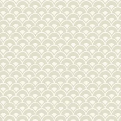 MK1158 Stacked Scallops Beige Wallpaper