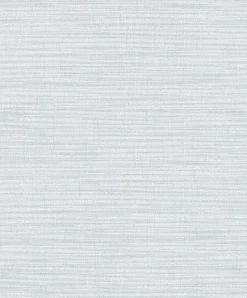 2814-MKE-3101 Zora Light Blue Linen Texture Wallpaper