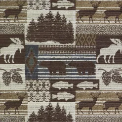 Moosehead Teal Regal Fabric