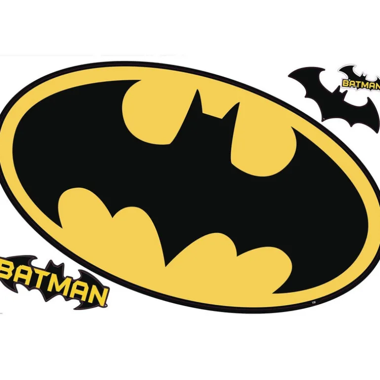 Murals Batman Giant Logo w/ Dry Erase Mural