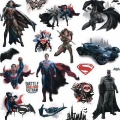 Murals Batman v Superman Peel and Stick Wall Decals Mural