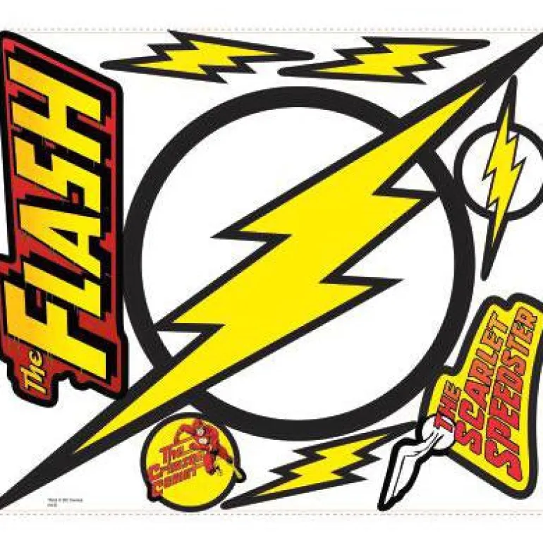 Murals Classic THE FLASH Logo Giant Wall Decal Mural