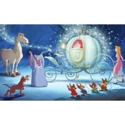 Murals Disney Cinderella Carriage Ride Pre-Pasted Mural