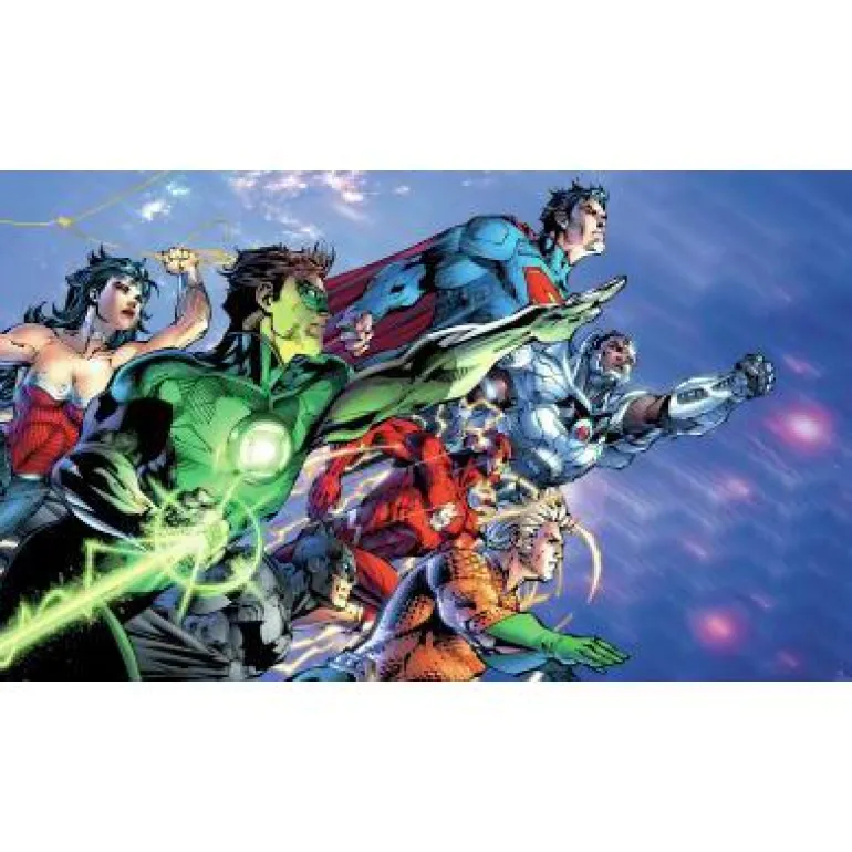 Murals Justice League Pre-Pasted Mural