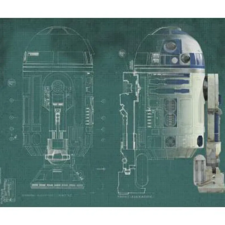 Murals Star Wars R2-D2 Pre-PastedMural