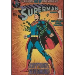 Murals Superman Kryptonite Comic Cover Mural