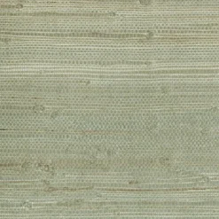 Myogen Golden Green Grasscloth Wallpaper