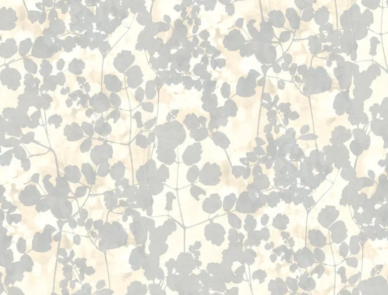 NA0520 Cream Pressed Leaves Wallpaper