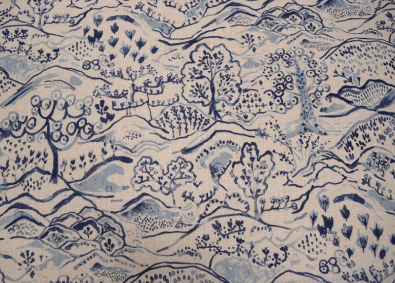 Nami Indigo Regal Fabric