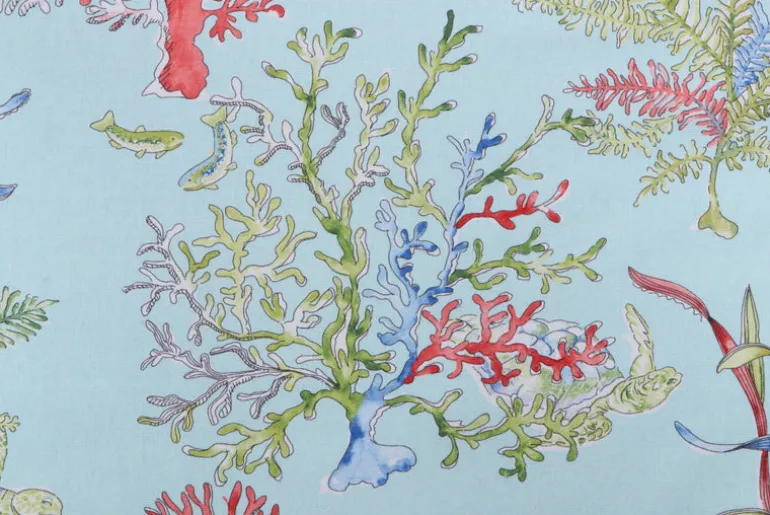 Neptune Aqua Hamilton Fabric