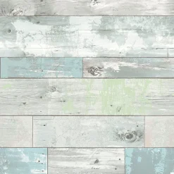 NU1647 Blue Beachwood Peel & Stick Wallpaper