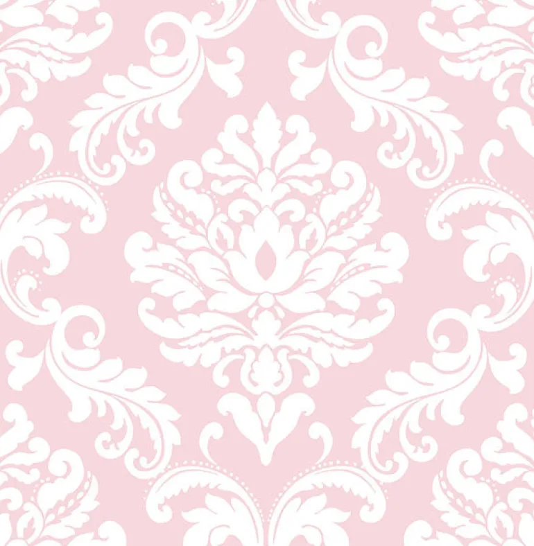 NU1397 Pink Ariel Peel And Stick Wallpaper