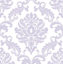 NU1396 Purple Ariel Peel And Stick Wallpaper