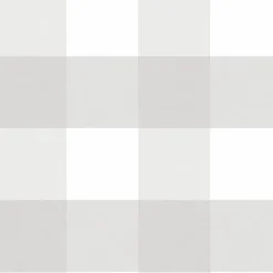 NUS2691 Farmhouse Plaid Grey & White 5 inch Buffalo Check Peel and Stick Wallpaper