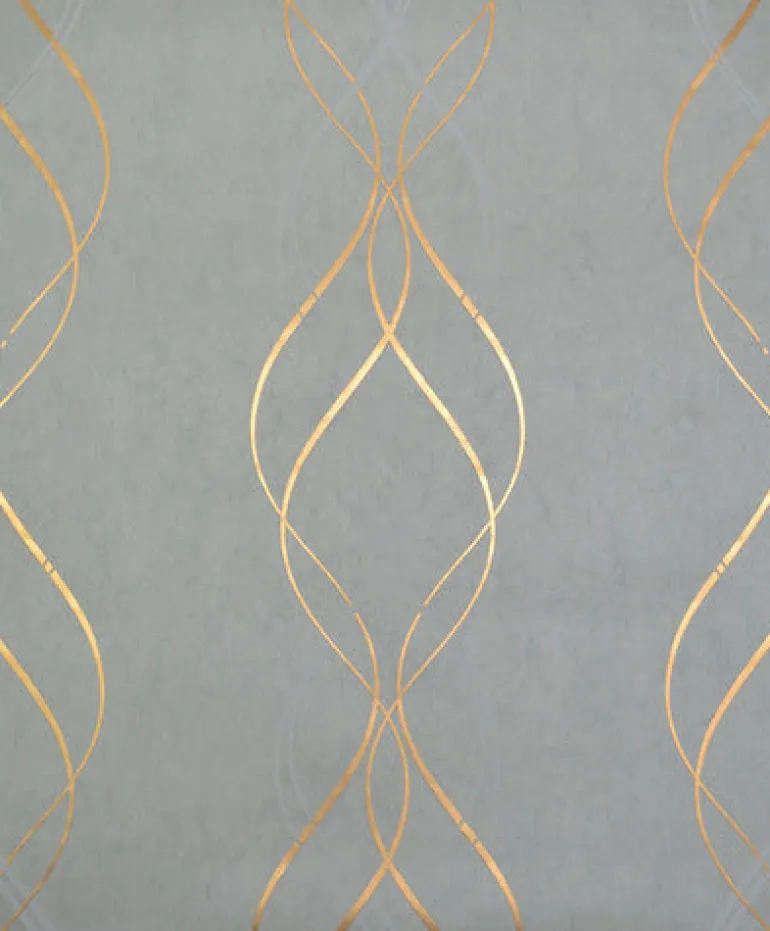 NW3551 Aurora Blue/Gold Wallpaper