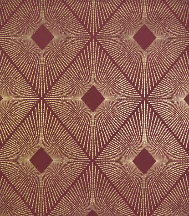 NW3588 Harlowe Red/Gold Wallpaper