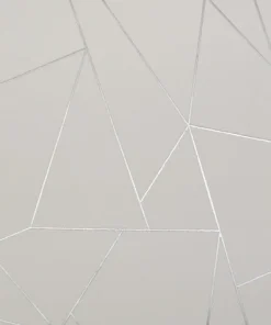 NW3501 Nazca White/Silver Wallpaper