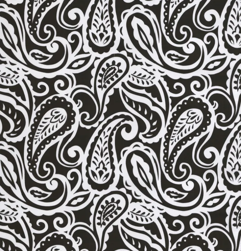 OD Sassafras Black Tempo Fabric