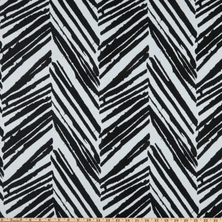 OD Terrasol Hatteras Black Tempo Fabric