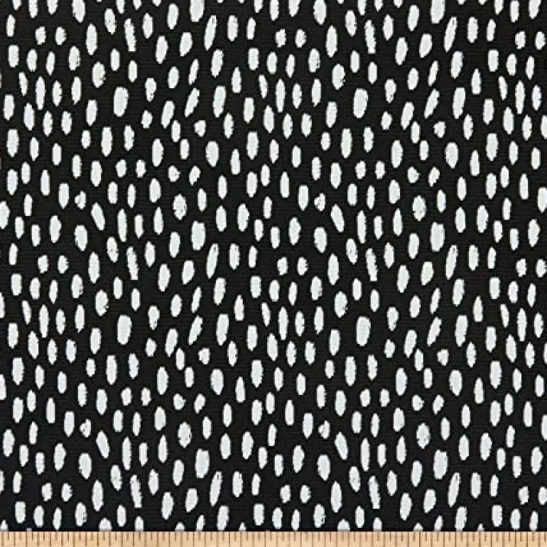 OD Terrasol Pebbles Black Tempo Fabric