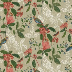 Parakeet Emb Topics P/K Lifestyles Fabric