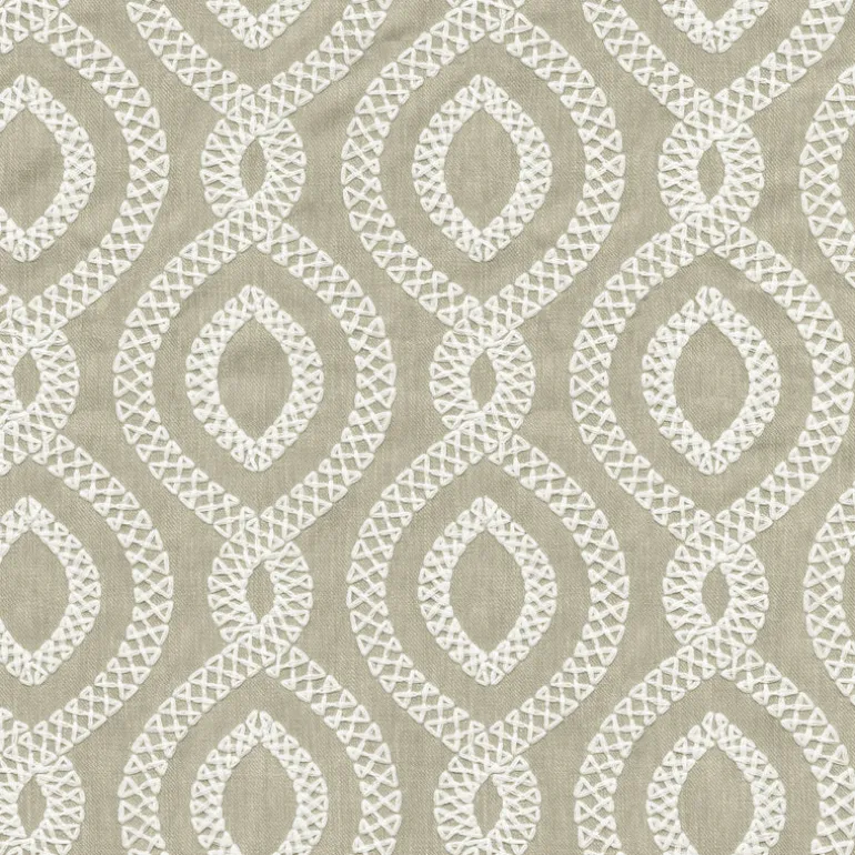Pavilion EMB Linen P/K Lifestyles Fabric
