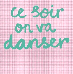 Pink Tonight We Will Dance Wall Mural