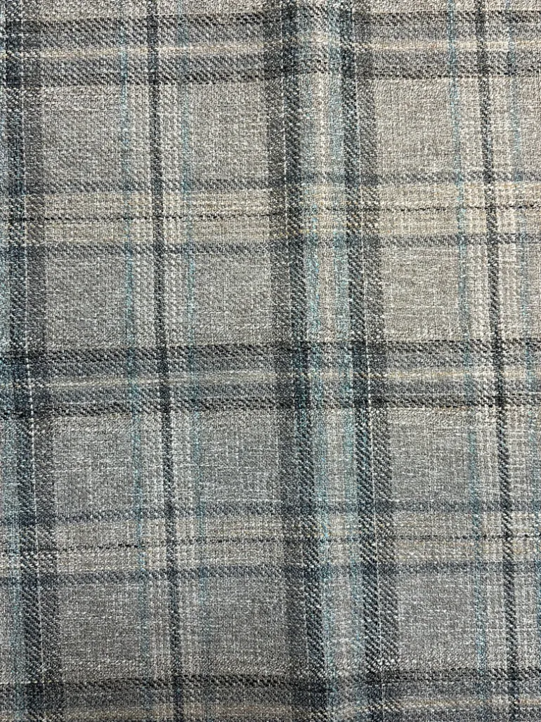 Plaid About You Shale Swavelle Mill Creek Fabric