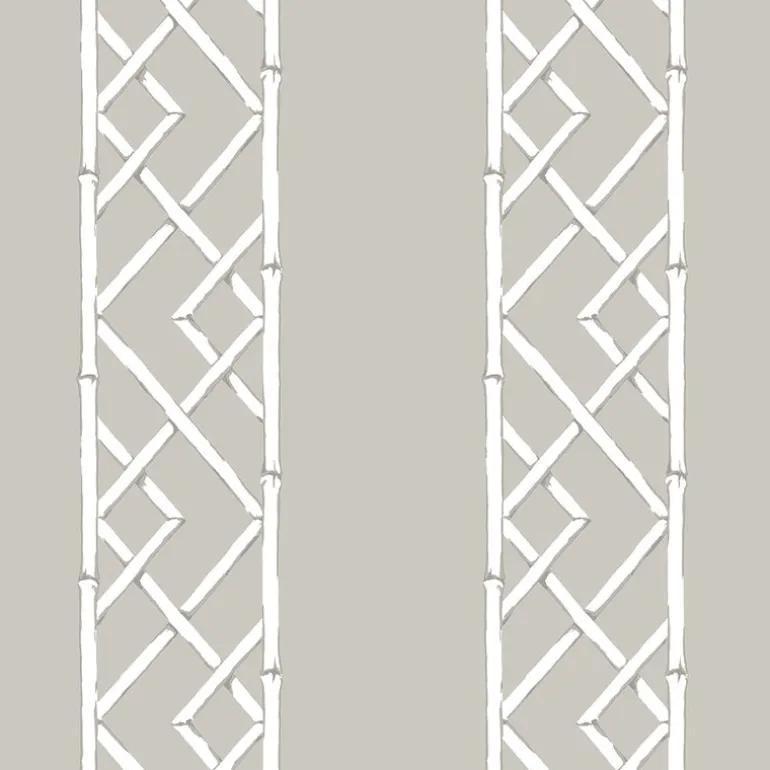 Platinum Latticework Wallpaper