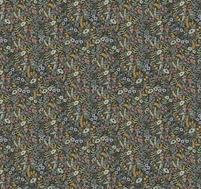 RI5124 Black Tapestry Wallpaper