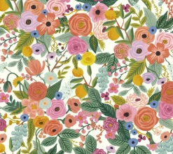 RI5119 Coral/Orange Garden Party Wallpaper