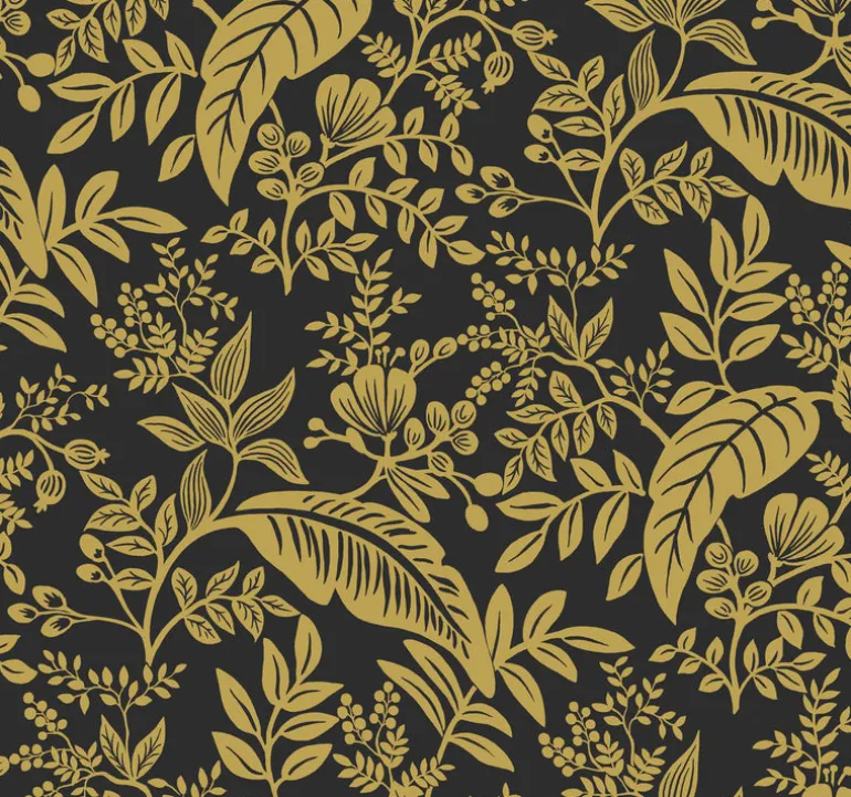 RI5139 Gold/Black Canopy Wallpaper