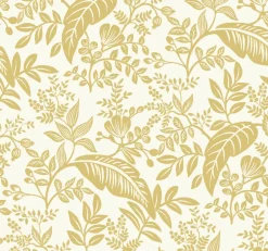 RI5138 Gold/White Canopy Wallpaper