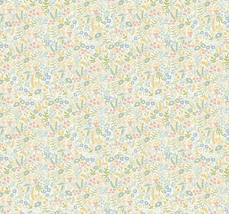 RI5127 Light Mustard Tapestry Wallpaper