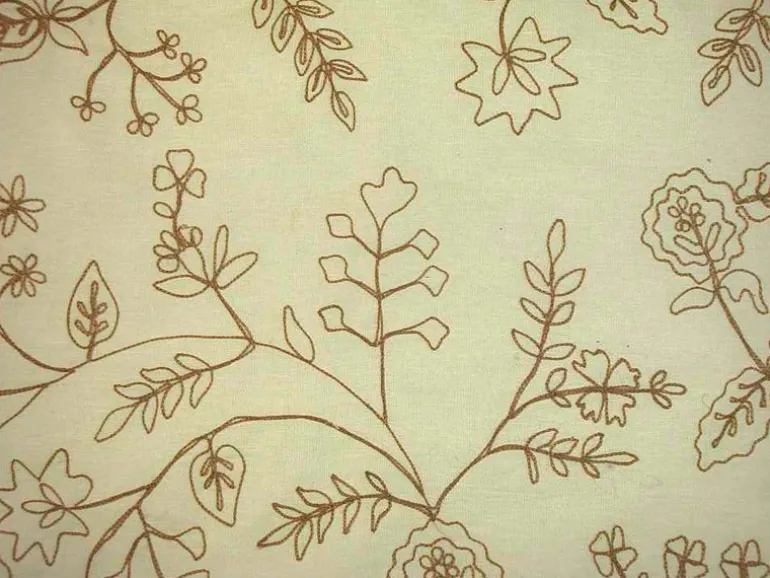 Romantic Vine Almond Laura Kiran Fabric