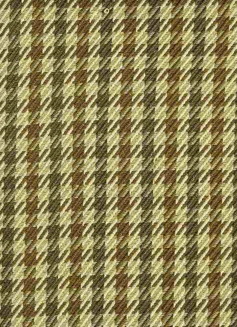 Rothchild Twill Check Khaki Laura Kiran Fabric