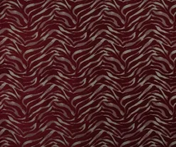 Safari Tiger Burgundy Europatex Fabric