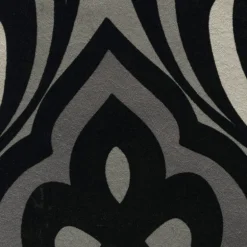 Sahrzad Black Nouveau Damask Wallpaper