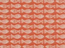 School Of Fish Persimmon Covington Fabric