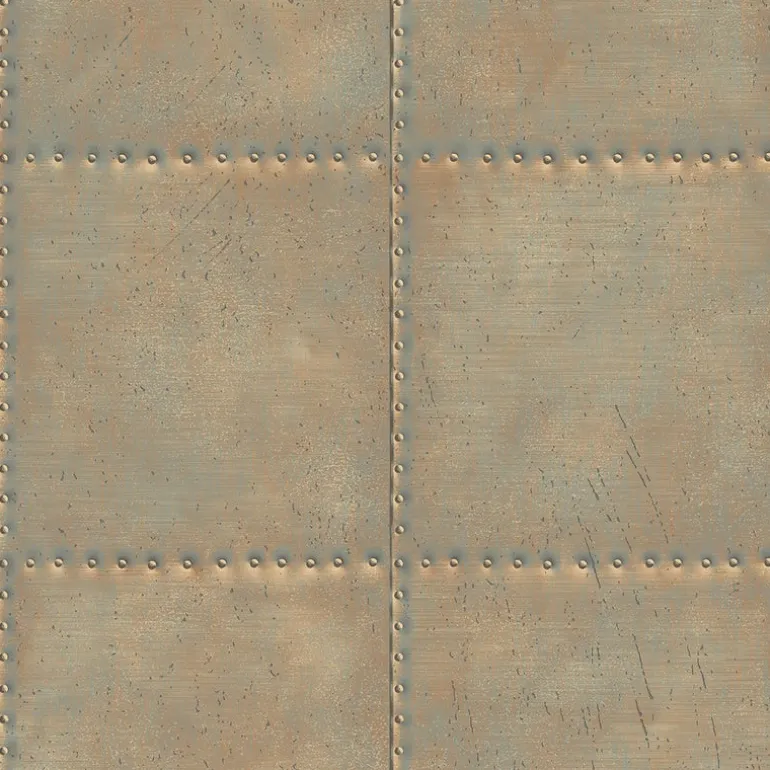 Scrap Wood Turquoise Weathered Texture Wallpaper